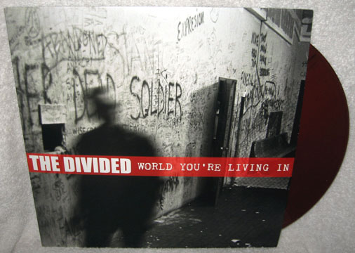THE DIVIDED "World You're Living In" LP (Hostage) Black Cherry
